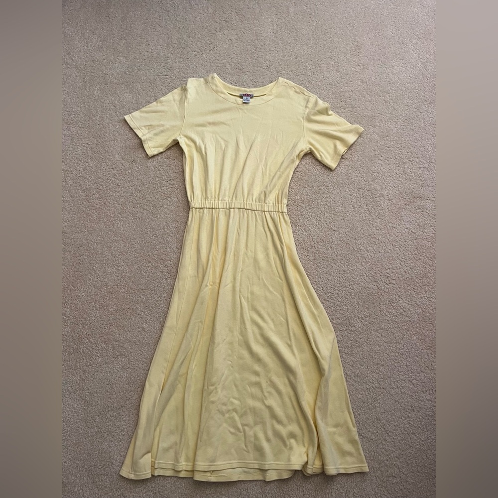 FADS dress yellow